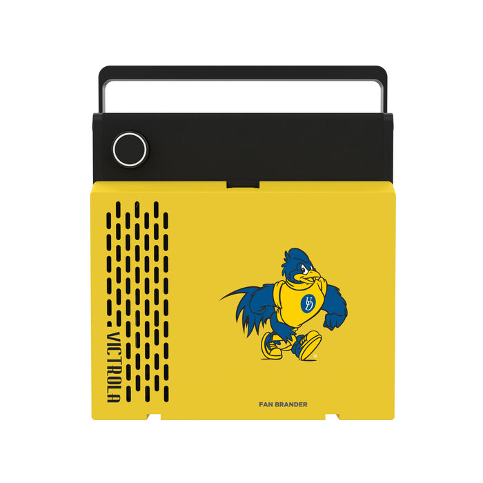 Victrola RevGo Record Player and Bluetooth Speaker with Delaware Fightin' Blue Hens Secondary Logo