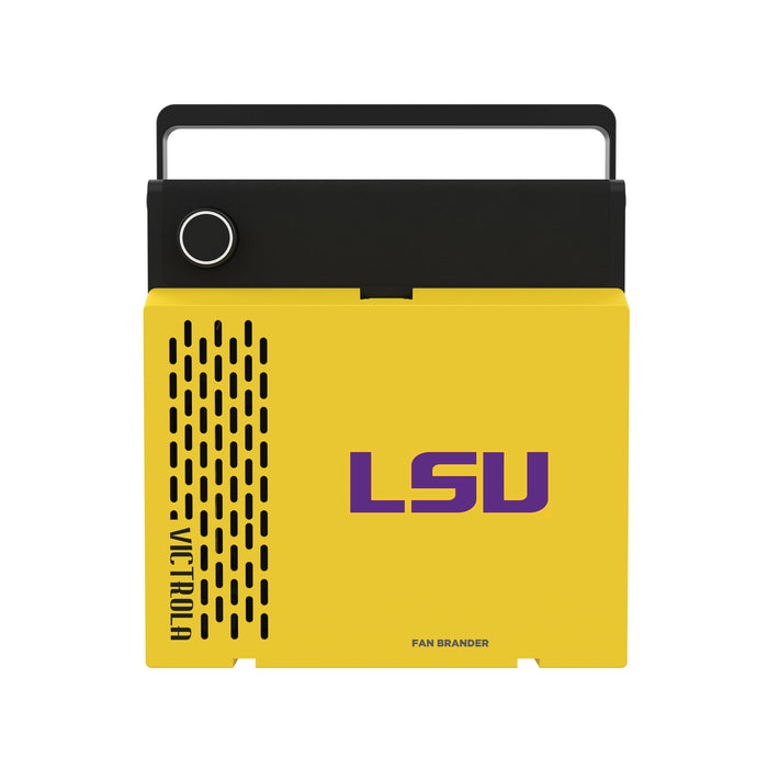 Victrola RevGo Record Player and Bluetooth Speaker with LSU Tigers Primary Logo