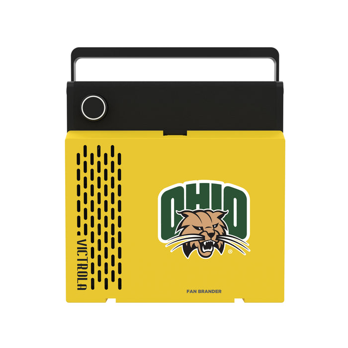 Victrola RevGo Record Player and Bluetooth Speaker with Ohio University Bobcats Primary Logo