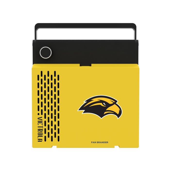 Victrola RevGo Record Player and Bluetooth Speaker with Southern Mississippi Golden Eagles Primary Logo