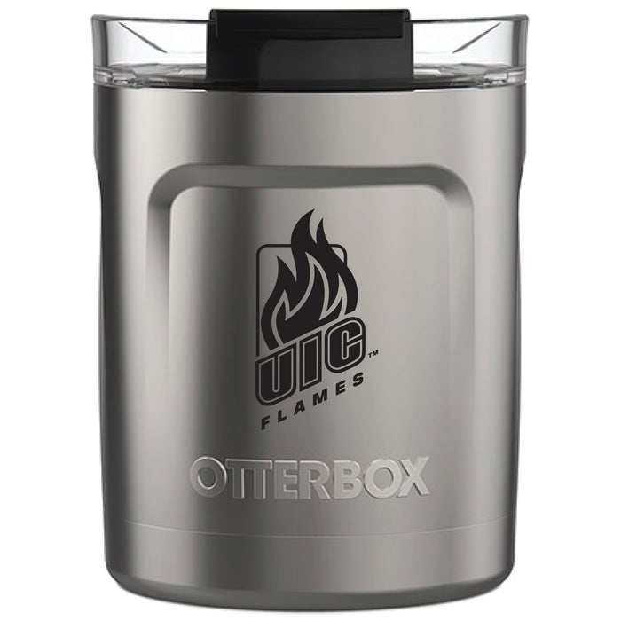 OtterBox Stainless Steel Tumbler with Illinois @ Chicago Flames Etched Logo