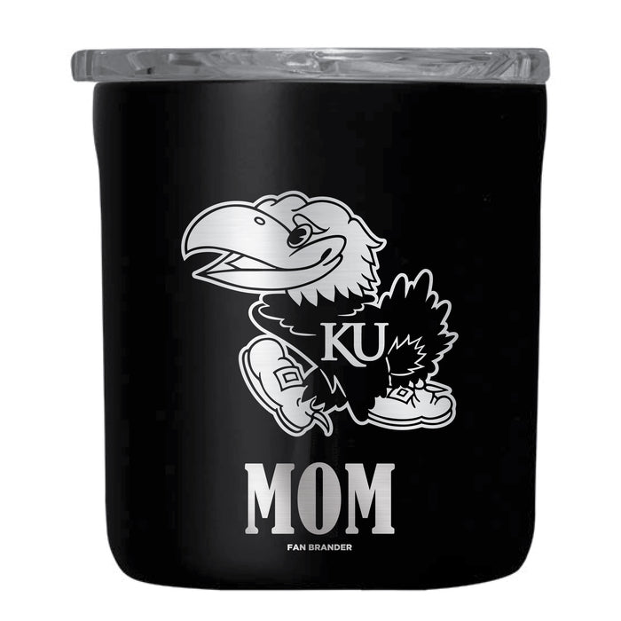 Corkcicle Insulated Buzz Cup Kansas Jayhawks Mom Primary Logo