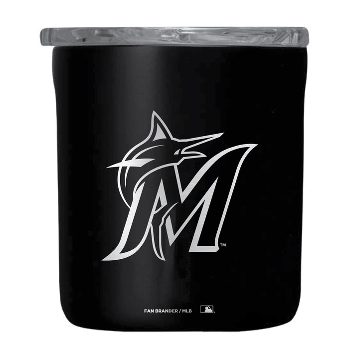 Corkcicle Insulated Buzz Cup with Miami Marlins Etched Secondary Logo