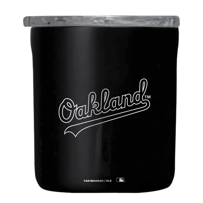 Corkcicle Insulated Buzz Cup with Oakland Athletics Etched Wordmark Logo