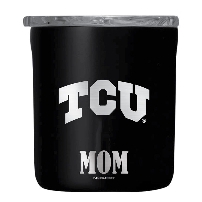 Corkcicle Insulated Buzz Cup Texas Christian University Horned Frogs Mom Primary Logo