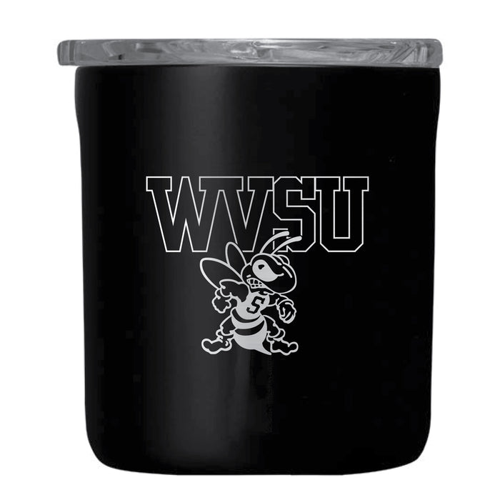 Corkcicle Insulated Buzz Cup West Virginia State Univ Yellow Jackets Primary Logo
