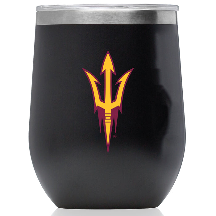 Corkcicle Stemless Wine Glass with Arizona State Sun Devils Primary Logo