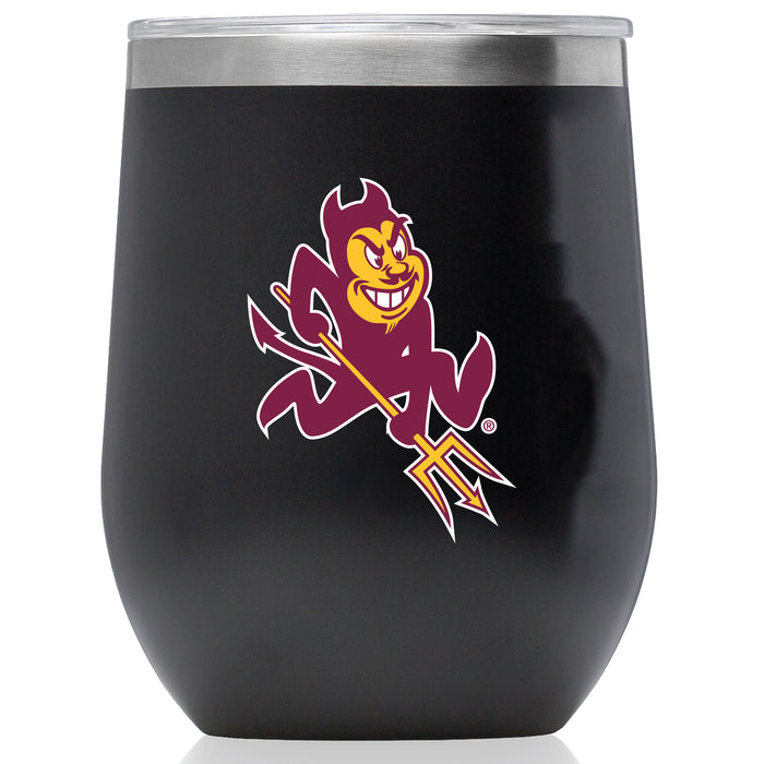 Corkcicle Stemless Wine Glass with Arizona State Sun Devils Secondary Logo