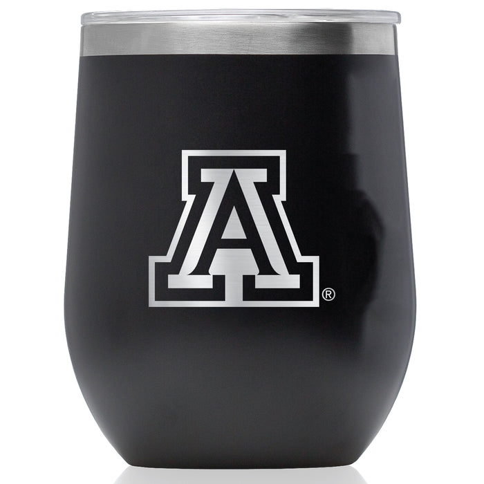 Corkcicle Stemless Wine Glass with Arizona Wildcats Primary Logo