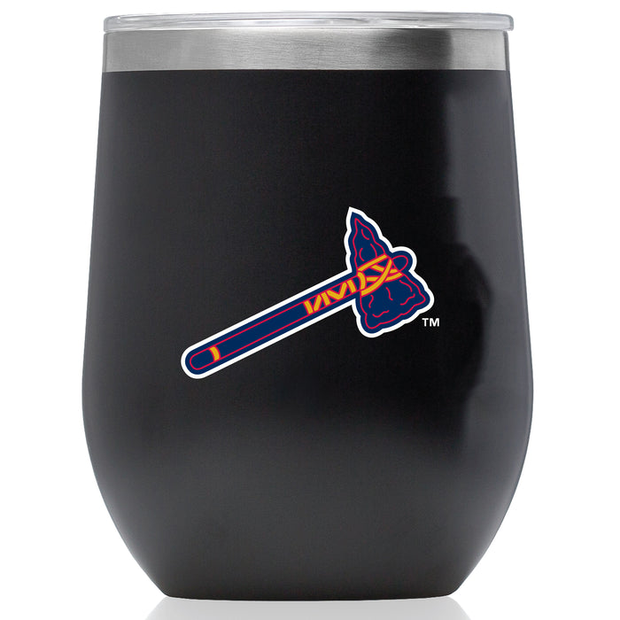 Corkcicle Stemless Wine Glass with Atlanta Braves Secondary Logo