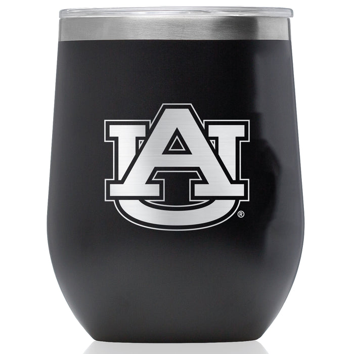 Corkcicle Stemless Wine Glass with Auburn Tigers Primary Logo
