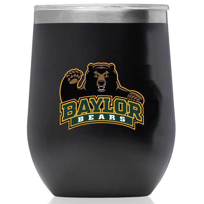 Corkcicle Stemless Wine Glass with Baylor Bears Secondary Logo