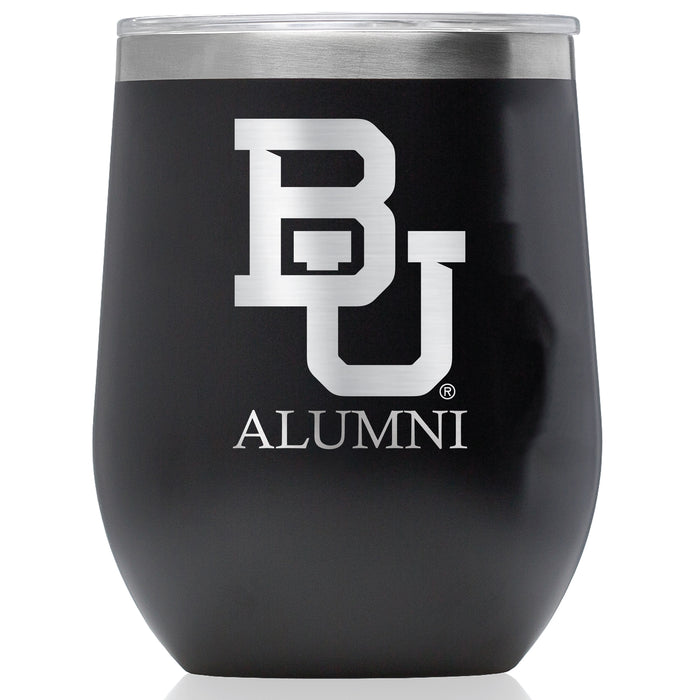 Corkcicle Stemless Wine Glass with Baylor Bears Alumnit Primary Logo