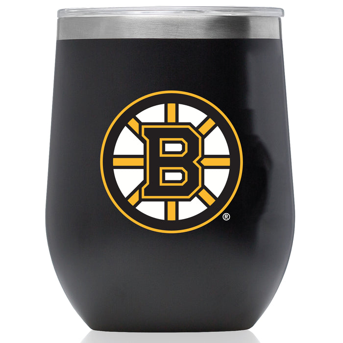 Corkcicle Stemless Wine Glass with Boston Bruins Primary Logo