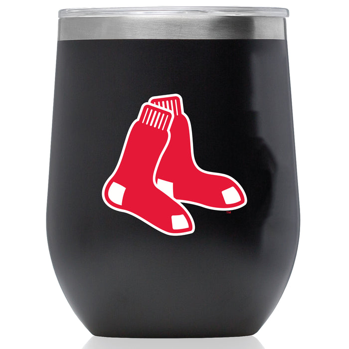 Corkcicle Stemless Wine Glass with Boston Red Sox Secondary Logo