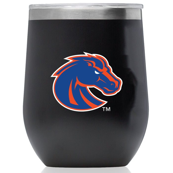 Corkcicle Stemless Wine Glass with Boise State Broncos Primary Logo