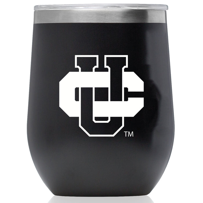 Corkcicle Stemless Wine Glass with Chapman Univ Panthers Secondary Logo