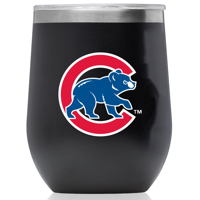 Corkcicle Stemless Wine Glass with Chicago Cubs Secondary Logo