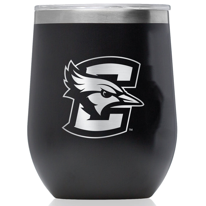 Corkcicle Stemless Wine Glass with Creighton University Bluejays Primary Logo