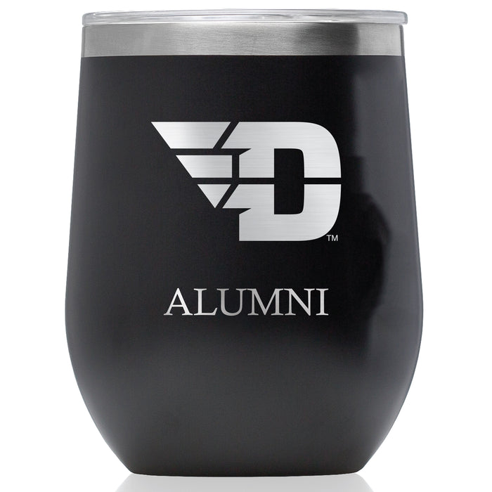 Corkcicle Stemless Wine Glass with Dayton Flyers Alumnit Primary Logo