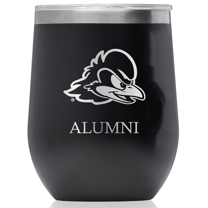Corkcicle Stemless Wine Glass with Delaware Fightin' Blue Hens Alumnit Primary Logo