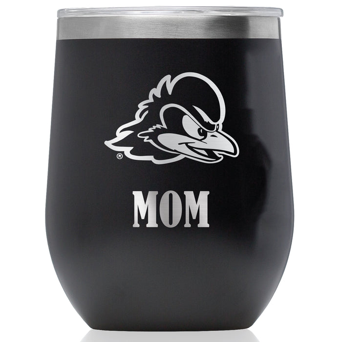 Corkcicle Stemless Wine Glass with Delaware Fightin' Blue Hens Mom Primary Logo