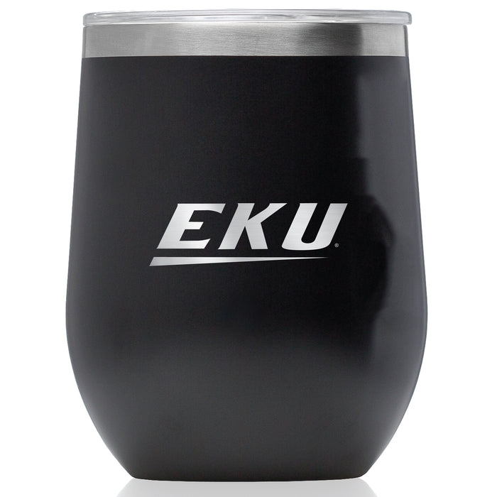 Corkcicle Stemless Wine Glass with Eastern Kentucky Colonels Primary Logo