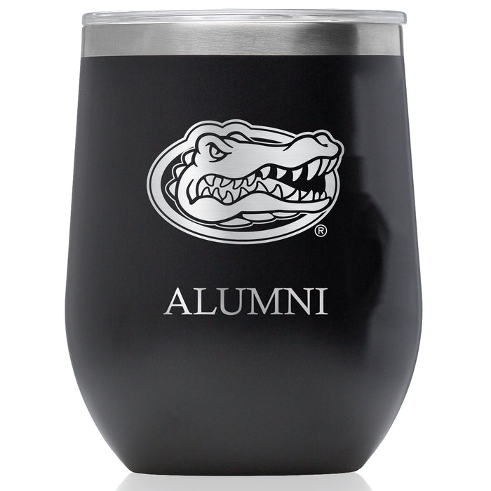 Corkcicle Stemless Wine Glass with Florida Gators Alumnit Primary Logo