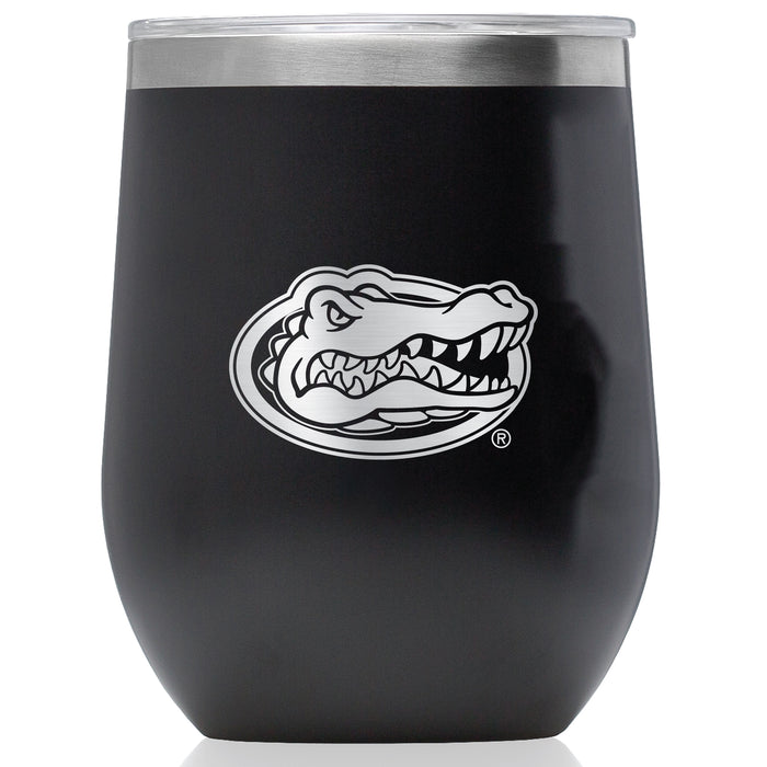 Corkcicle Stemless Wine Glass with Florida Gators Primary Logo