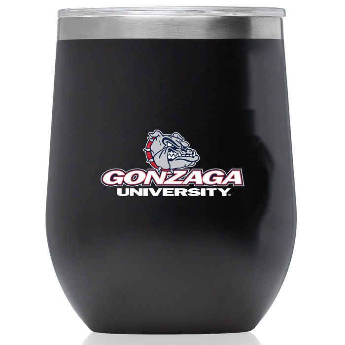 Corkcicle Stemless Wine Glass with Gonzaga Bulldogs Primary Logo