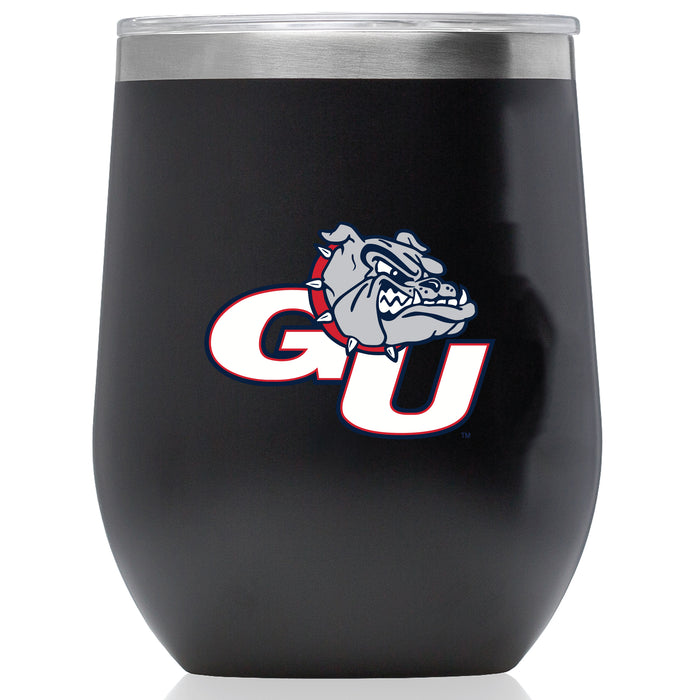 Corkcicle Stemless Wine Glass with Gonzaga Bulldogs Secondary Logo