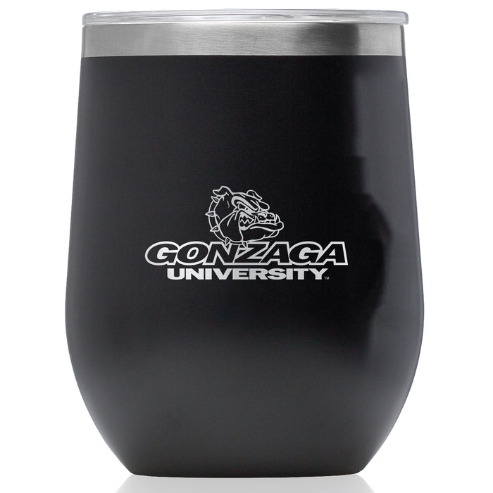 Corkcicle Stemless Wine Glass with Gonzaga Bulldogs Primary Logo