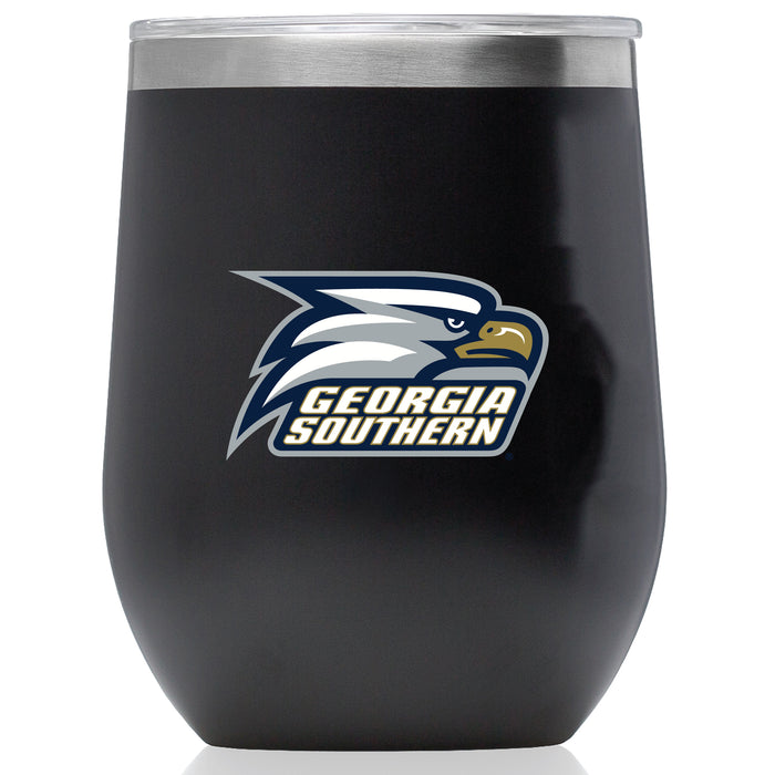 Corkcicle Stemless Wine Glass with Georgia Southern Eagles Secondary Logo