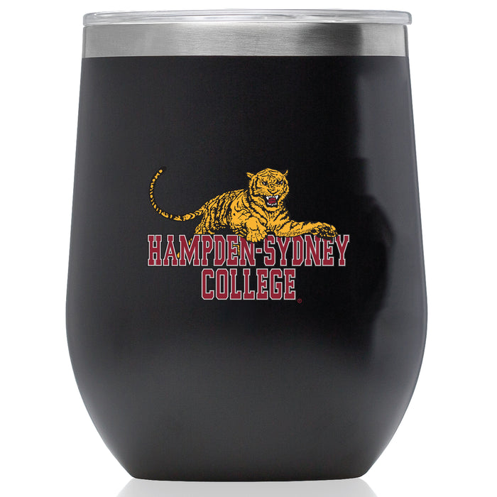 Corkcicle Stemless Wine Glass with Hampden Sydney Secondary Logo