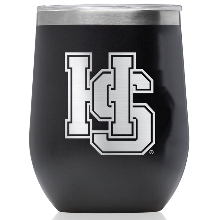 Corkcicle Stemless Wine Glass with Hampden Sydney Primary Logo