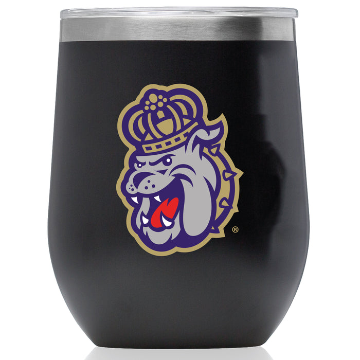 Corkcicle Stemless Wine Glass with James Madison Dukes Secondary Logo