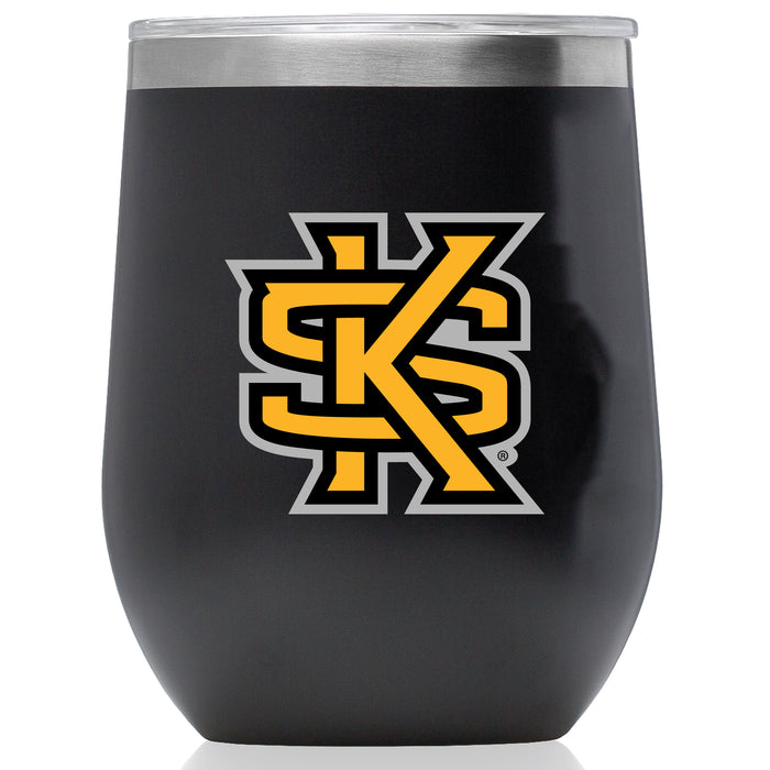 Corkcicle Stemless Wine Glass with Kennesaw State Owls Primary Logo