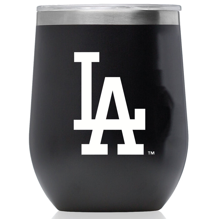 Corkcicle Stemless Wine Glass with Los Angeles Dodgers Primary Logo