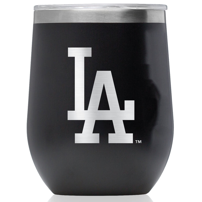 Corkcicle Stemless Wine Glass with Los Angeles Dodgers Primary Logo