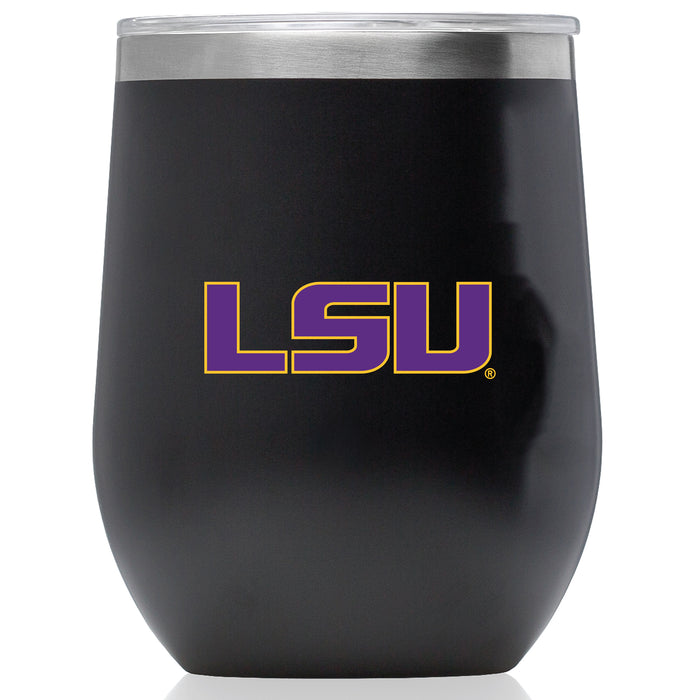 Corkcicle Stemless Wine Glass with LSU Tigers Primary Logo