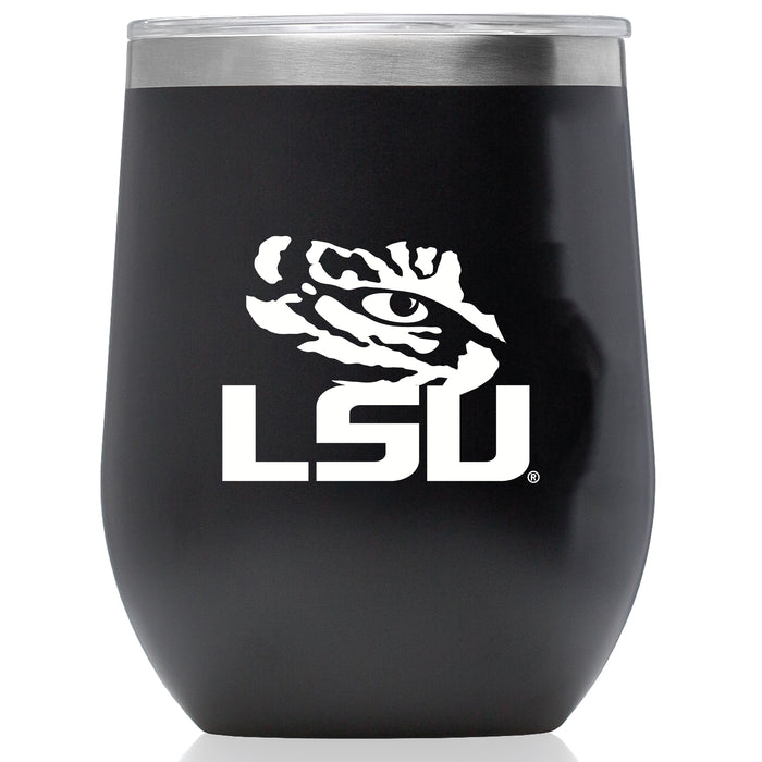 Corkcicle Stemless Wine Glass with LSU Tigers Secondary Logo