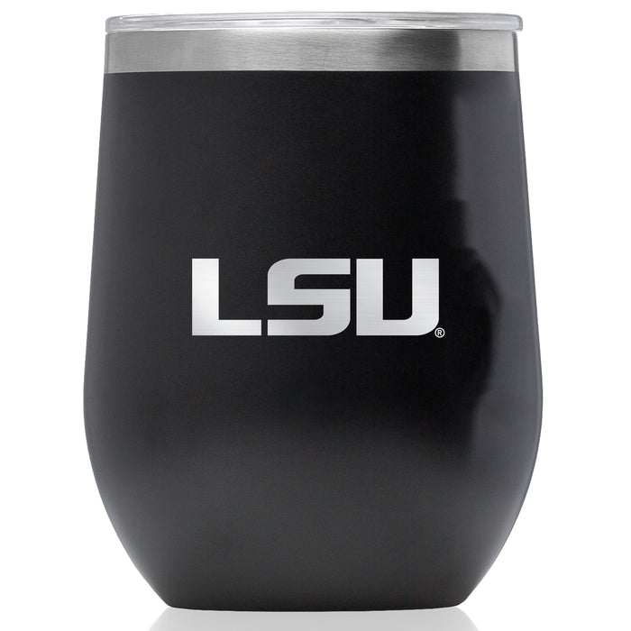 Corkcicle Stemless Wine Glass with LSU Tigers Primary Logo