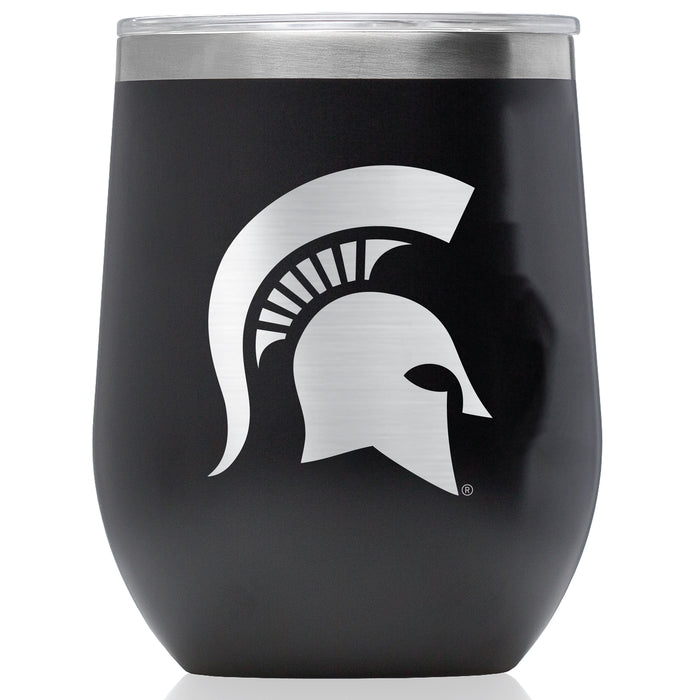 Corkcicle Stemless Wine Glass with Michigan State Spartans Primary Logo