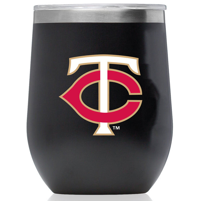 Corkcicle Stemless Wine Glass with Minnesota Twins Secondary Logo