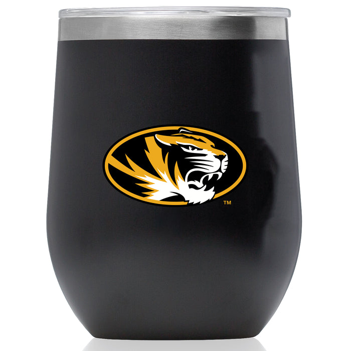 Corkcicle Stemless Wine Glass with Missouri Tigers Primary Logo