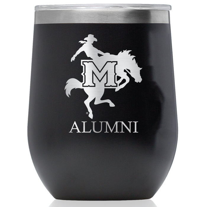 Corkcicle Stemless Wine Glass with McNeese State Cowboys Alumnit Primary Logo