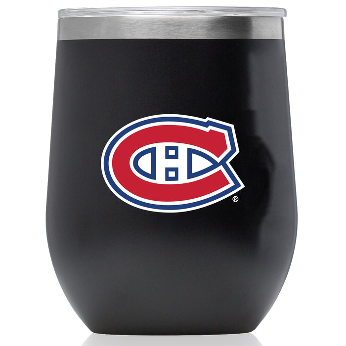 Corkcicle Stemless Wine Glass with Montreal Canadiens Primary Logo