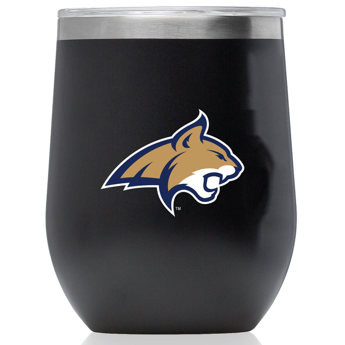 Corkcicle Stemless Wine Glass with Montana State Bobcats Primary Logo