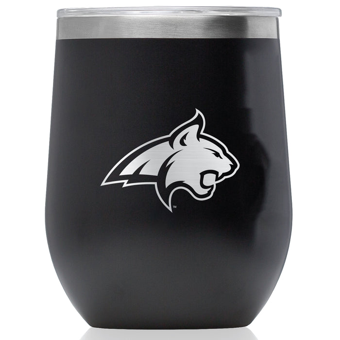 Corkcicle Stemless Wine Glass with Montana State Bobcats Primary Logo