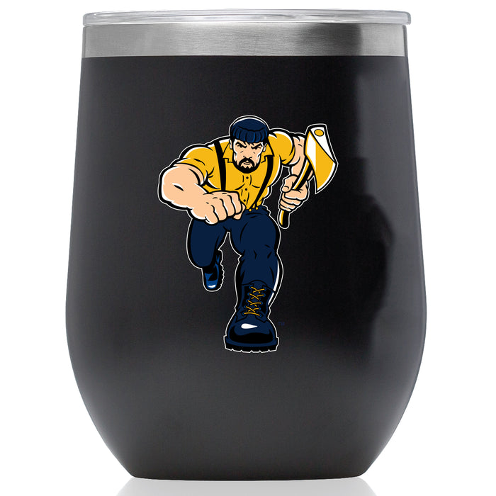 Corkcicle Stemless Wine Glass with Northern Arizona Lumberjacks Secondary Logo